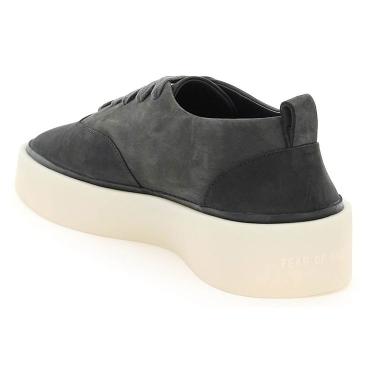 Fear of God 101 Leather Suede Trendy Low-Top Fashion Sneakers Men Sneakers Black FG80 036SUE