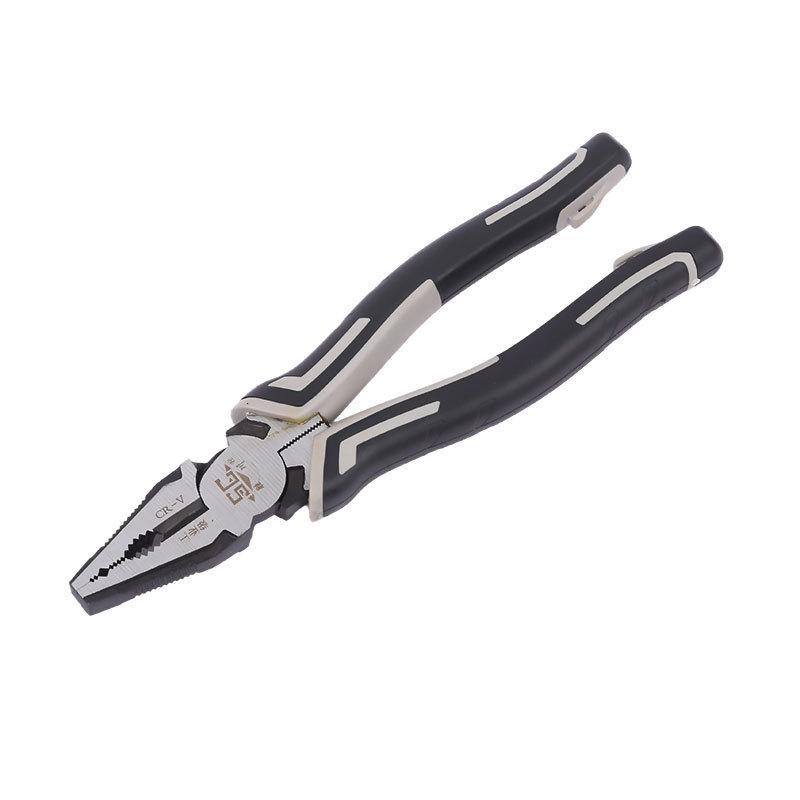 8-Inch Industrial Grade Multifunctional Pliers: Wire, Diagonal Cutting, and Long Nose Electrician Tools