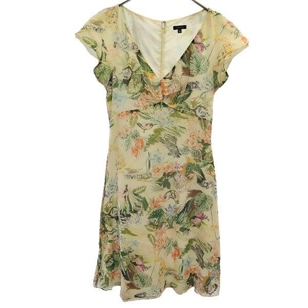 TOCCA Overall Handle Short Sleeve One Piece White System French Sleeve Women Used