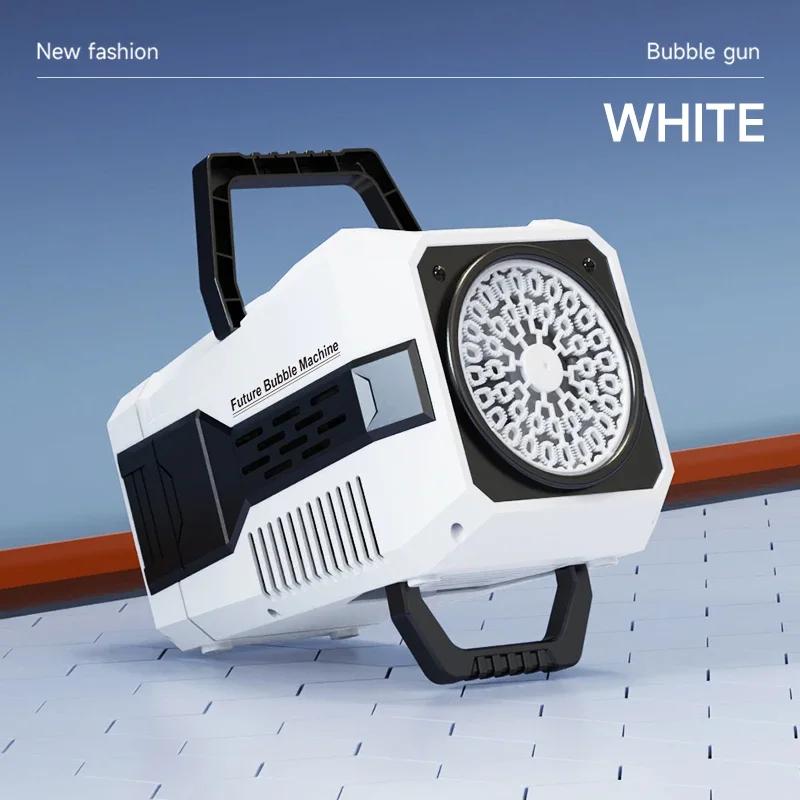 

40 Hole Soap Bubbles Guns Blower Bubble Machine for Wedding Stage Children Birthday Party Games Portable Automatic Outdoor Toys білий