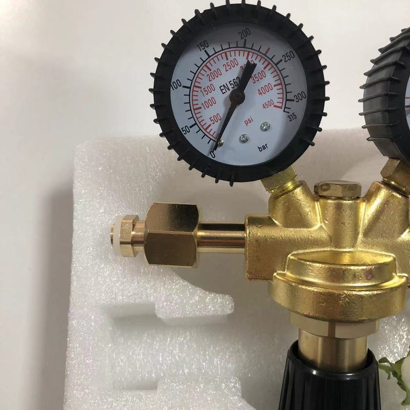 Hot Pressure Reducer Carbon Dioxide Regulator Welding Weld Gauge Mig Tig Flow Meter with Grommet/Nut Regulator 567