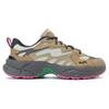 Fila Fern Series Fern Grass Shoes Fabric Cow Split Leather Synthetic Leather Low Top Dad Shoes Men Sneaker Oyster-Gray F12M331101FOI