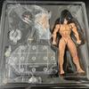 Bandai Attack on Titan Eren Yeager vs Armored Titan Action Figure Amazing Yamaguchi Revoltech Anime Collectible for Fan Toys