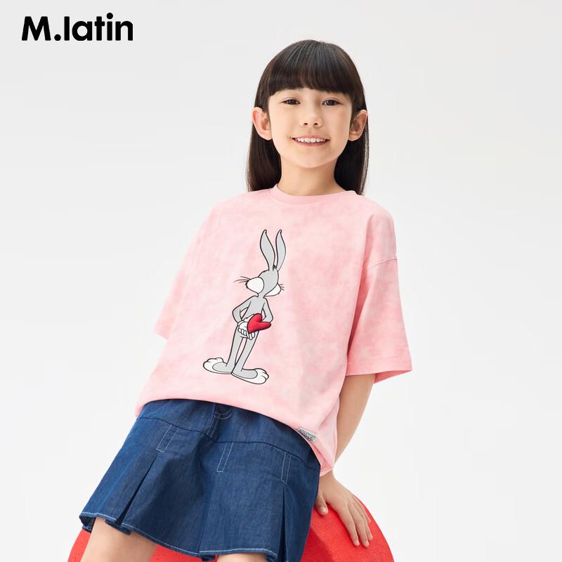 M.Latin 2026 Summer Kids  Bugs Bunny Tie-Dye T-Shirt 140cm