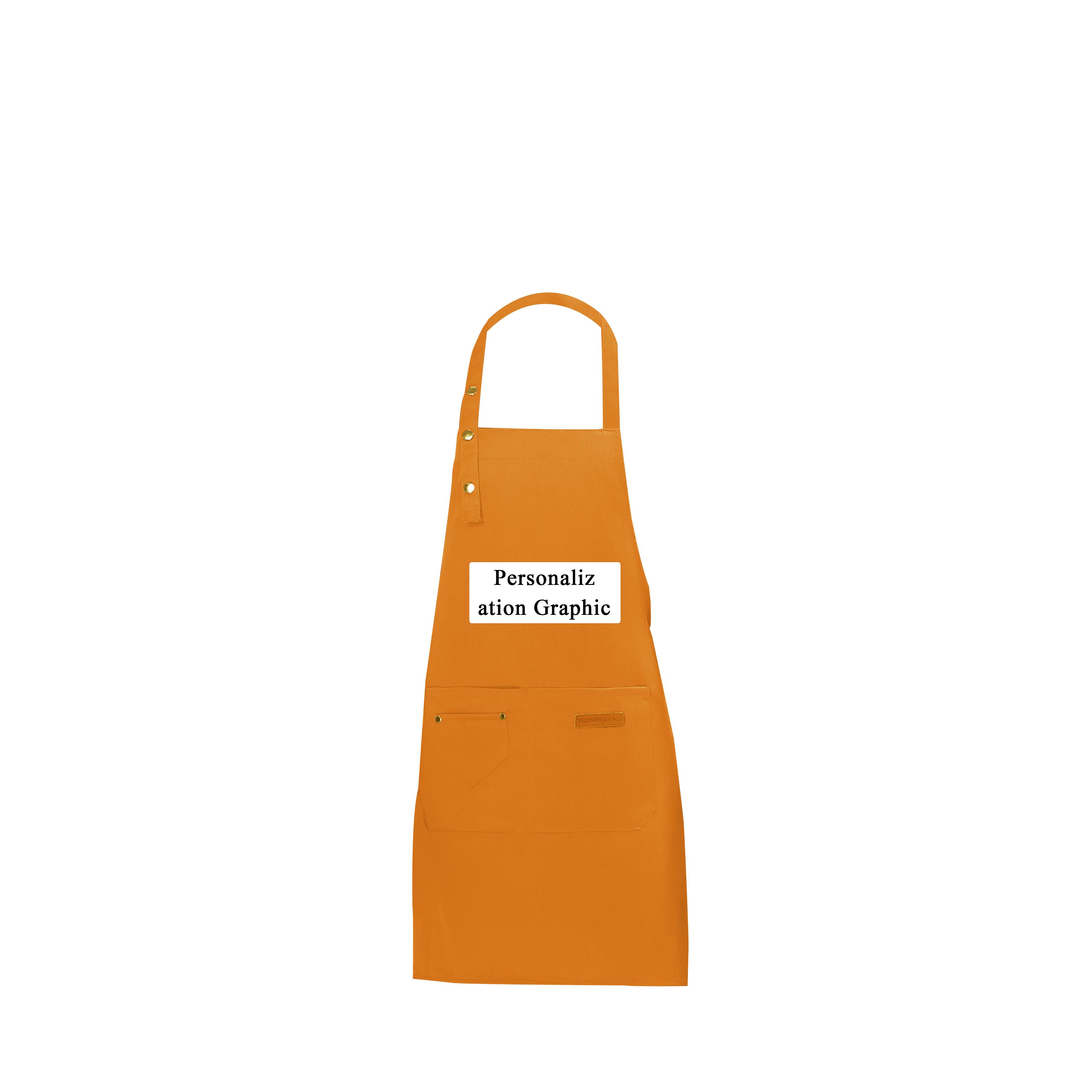 

Customized Coffee Shop Aprons (with Pockets), Personalized Coffee Shop Uniforms, Barista Durable Polyester Work Aprons, OneSize жёлтый