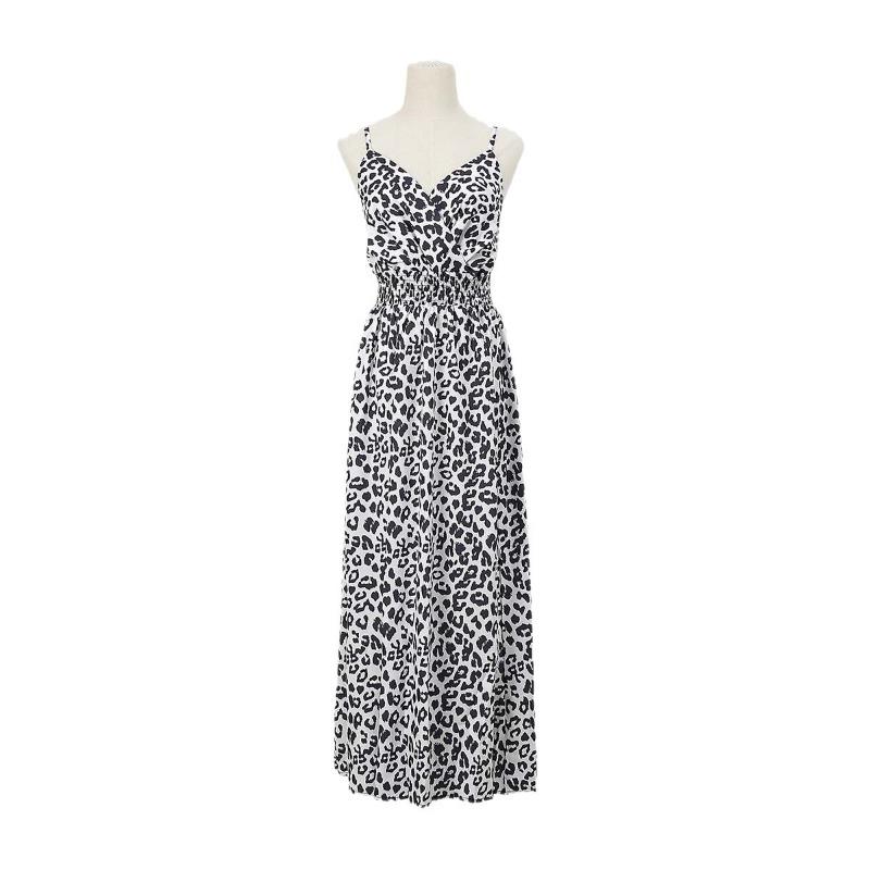 Women's Dress Summer Leopard Print Suspender Group Women's Clothing Casual Dresses