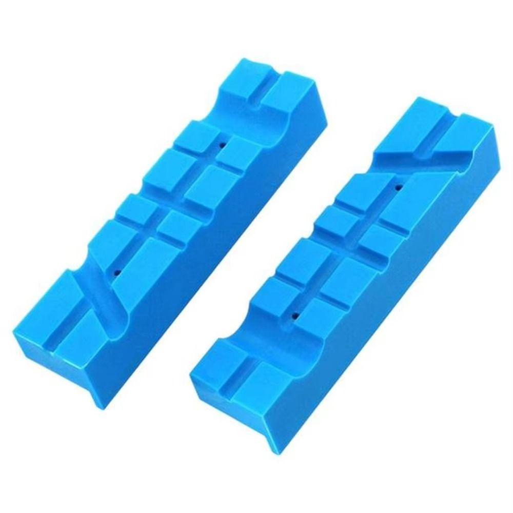 Blue Rubber Vise Jaw Pads Magnetic Rubber Vise Protector Vise Protection Strip  Mill Clamps
