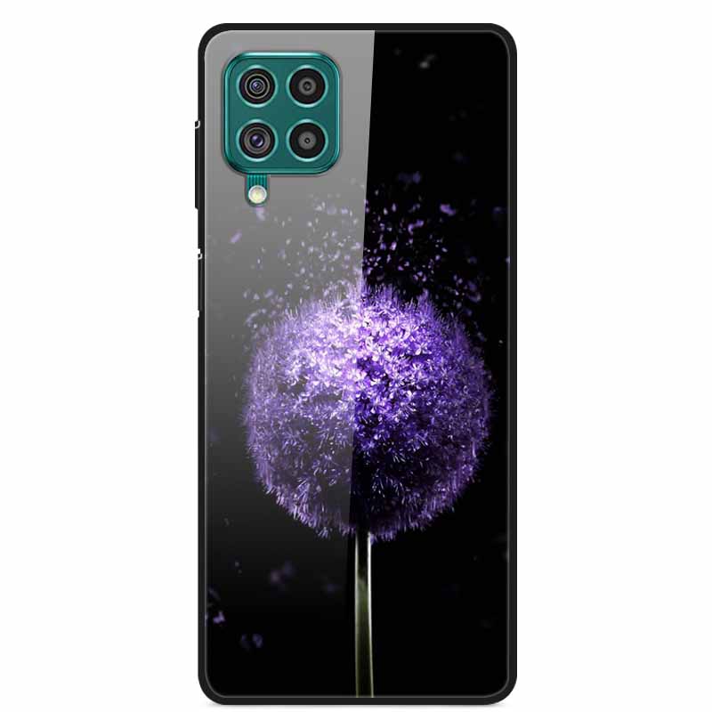 

For Samsung M32 Case Tempered Glass Hard Back Cover Case For Samsung Galaxy A12 A22 M32 Phone Case Cover M 32 A 22 Funda Coque Galaxy M32