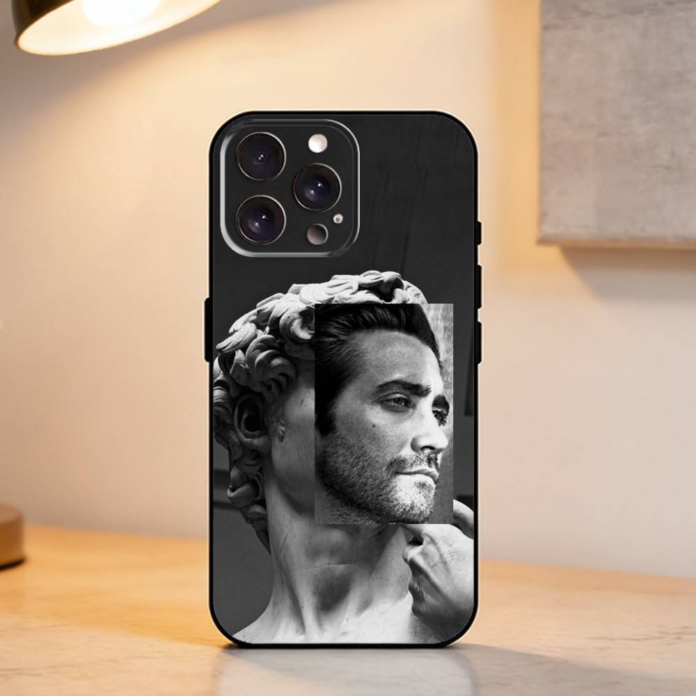 J-Jake Gyllenhaal   Phone Case For iPhone 17,16,15,14,13,12,11 Plus,Pro Max,XS,Soft Silicone Black Cover