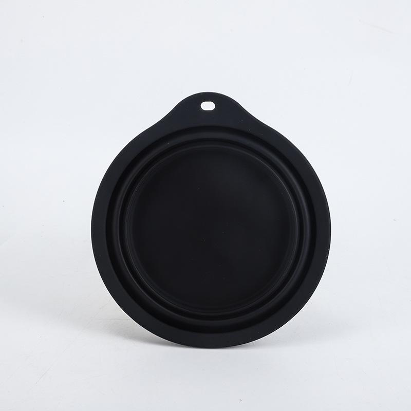 Collapsible Silicone Dog Bowl - Portable Outdoor Pet Food & Water Bowl