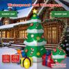 8.2 FT Christmas Inflatable Tree Outdoor Decorations, Blow Up Christmas Tree for Garden Lawn Holiday Decor US Plug