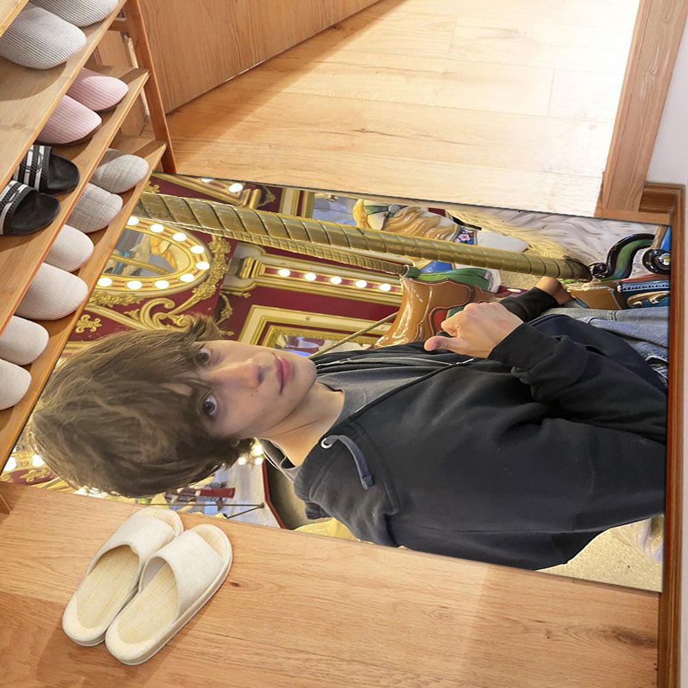 Customize Photos Personalized Picture Carpet Suitable for Bedrooms Kitchen Playrooms Dining Room Anti-slip Rug Decorate Offices