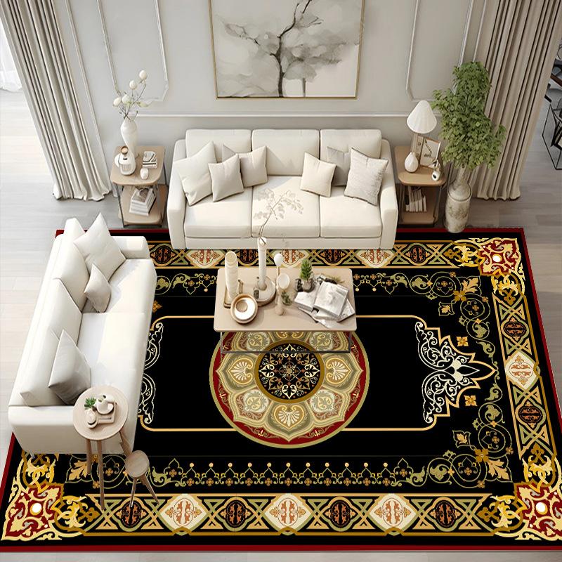 New Retro Persian Abstract Bedroom Living Room Carpet Bohemian Ethnic Style Coffee Table Sofa Carpet Bedside Carpet