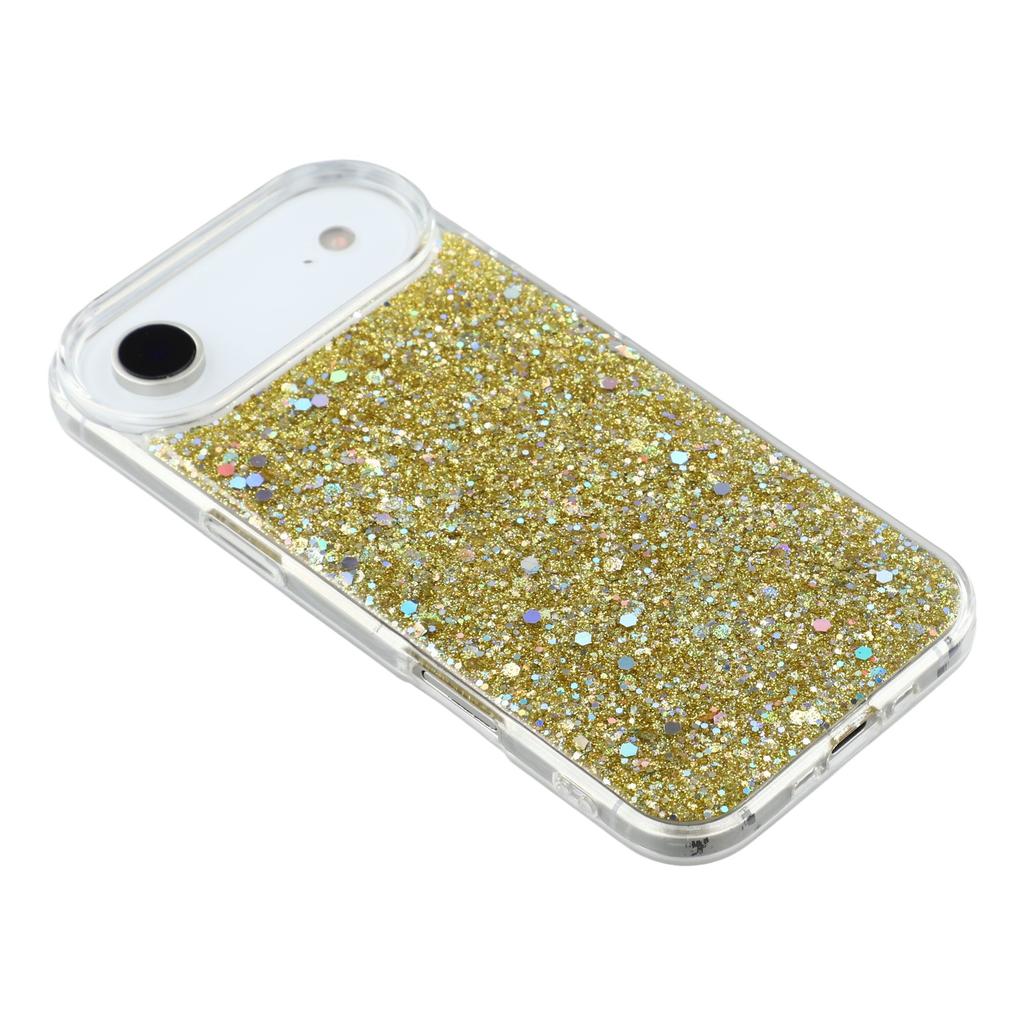 For iPhone Air Case Shockproof Soft TPU Phone Cover Glittery Design