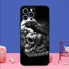 Skull Crow Flower Phone Case For iPhone 17 Air 16 15 14 11 12 13 Pro Max 13 mini 15 16 Plus 16e Bumper Cover