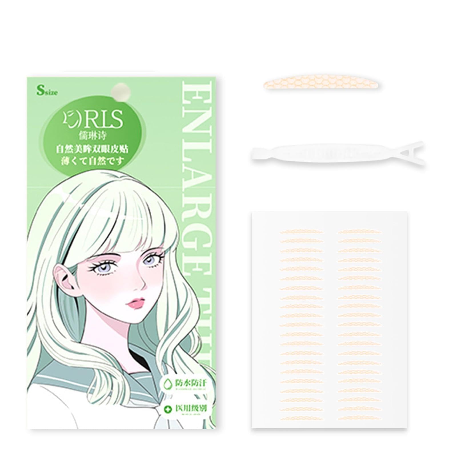 

Gevlonecirly 400-piece Double Eyelid Tape, Mesh Breathable, Strong Lift, Waterproof, Easy to Apply, Discreet, Long-lasting, Eye Correction Tape, with