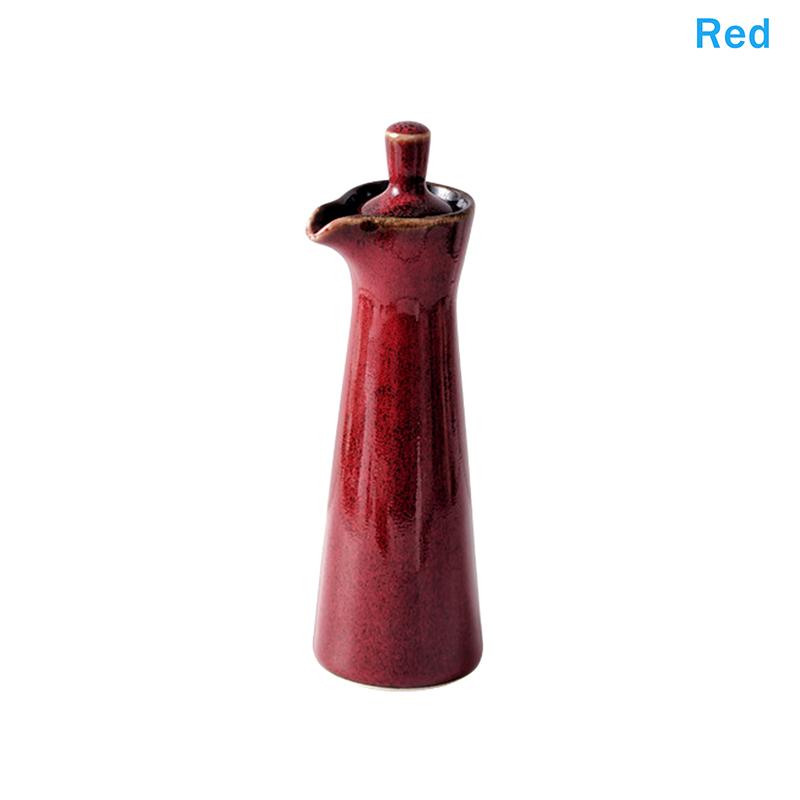 Japon Tarzı Seramik Yağdanlık Ev Tipi Soya Sosu Sirke Yağ Şişesi Zeytinyağı Baharat Saklama Kabı Mutfak Aksesuarları