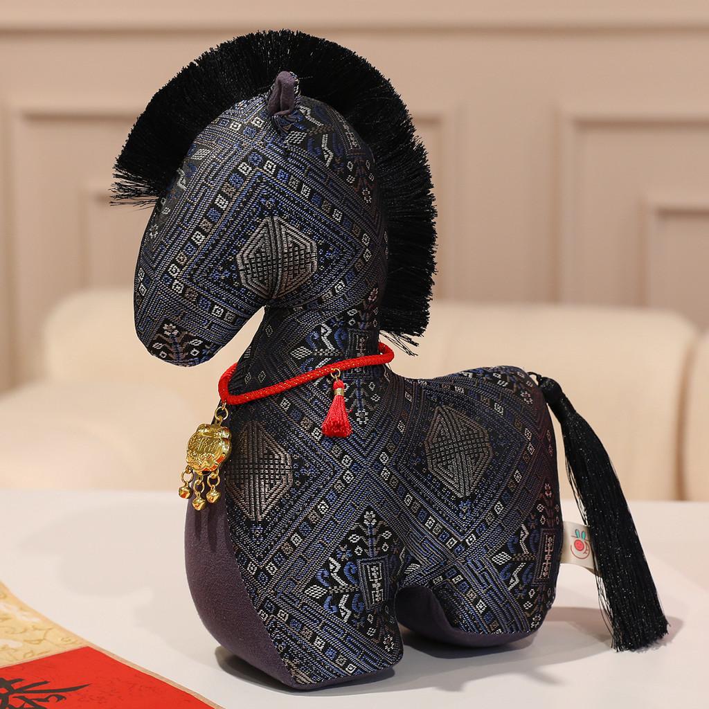 Chinese New Year Horse Plush Toy With Pp Cotton Filling For Holiday Decor And Gifts