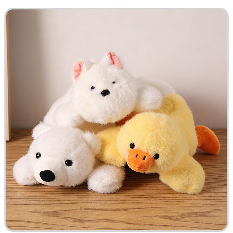 Cute Lying Animal Plush Toys, Multiple Styles Available