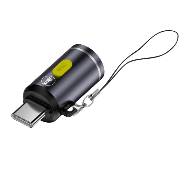 Compactly Mini Type C Flashlight Ideal For Camping Hiking And Emergency Use Connect Directly To PowerBanks Or Charger