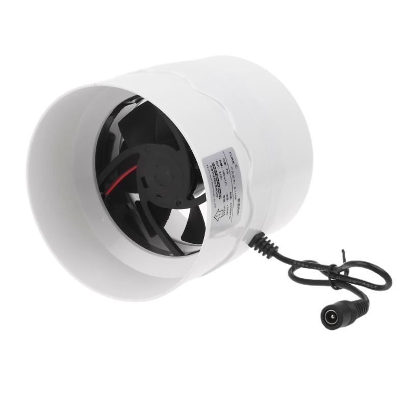 

Inline Duct Fan Air Ventilator Pipe Ventilation Exhaust Fan Adjustable Extractor CN