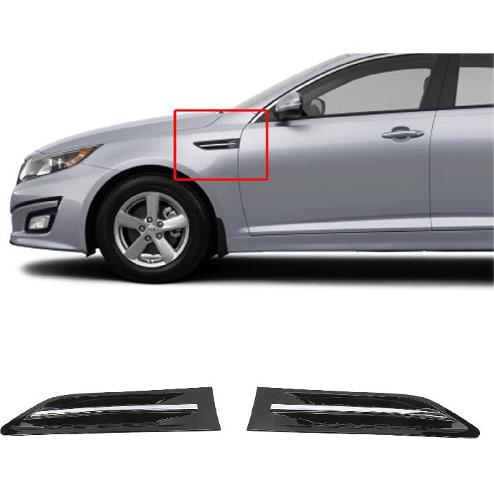 KIMISS Car Side Vents, 87771 2T000 2 Pcs Car Side Vent Garnish Grille Side Vent Grille Trim for OPTIMA 2.0L 2.4L 2011 to 2015
