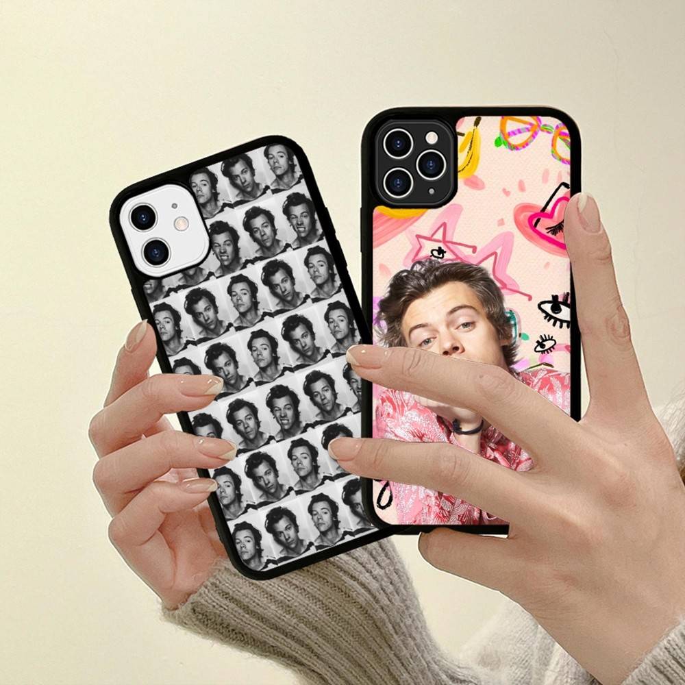 Famous H-Harris Singer S-Styles Phone Case For Iphone 11 12 13 14 15 Pro Max 17 16 Plus Hard PC+TPU Back Cover