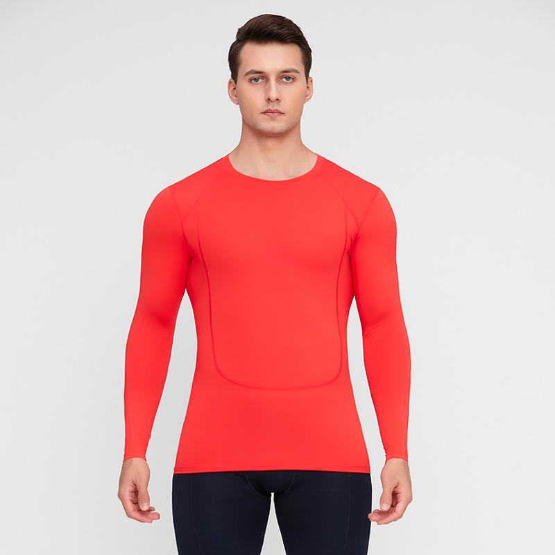 Nové sportovní jóga s dlouhým rukávem rychleschnoucí denní streč zeštíhlující a zeštíhlující běžecký tréninkový top teplá fitness souprava