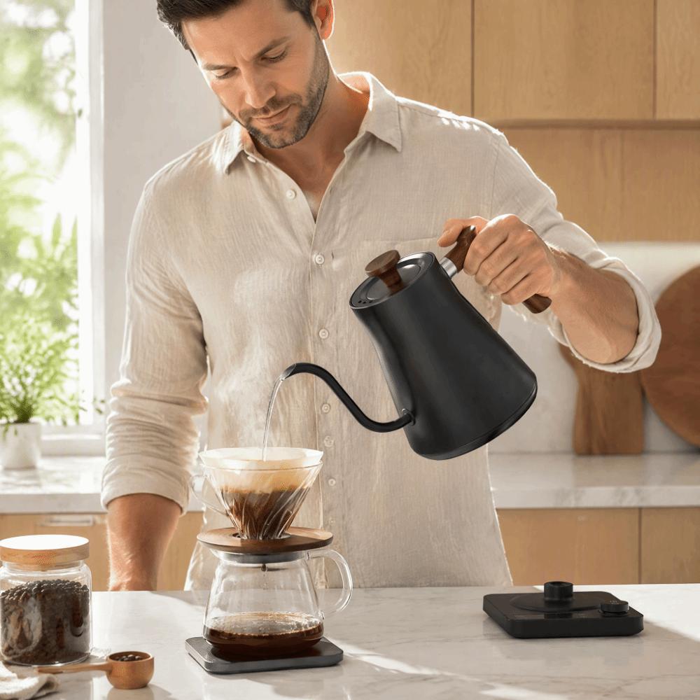 Smart Temperature Control Electric Kettle Constant Temperature Hand Pour Coffee Kettle Home Use
