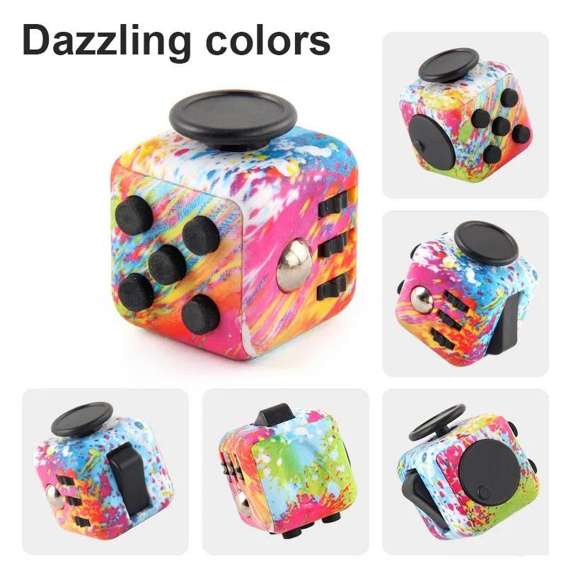 Fidget Cube & Hand Spinner - Antistress Sensory Toys for Autism, ADHD, Anxiety (Kids & Adults)