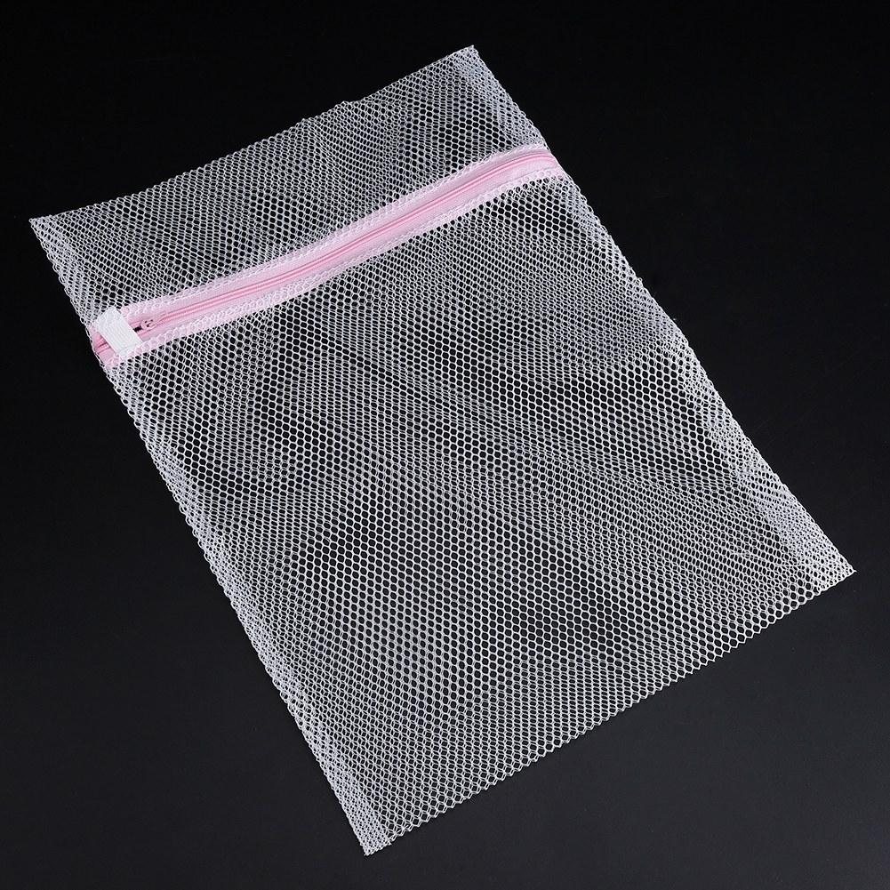 Zipped Lingerie Washing Bag Laundry Machine Mesh Clothes Socks Bra Underwear Bags