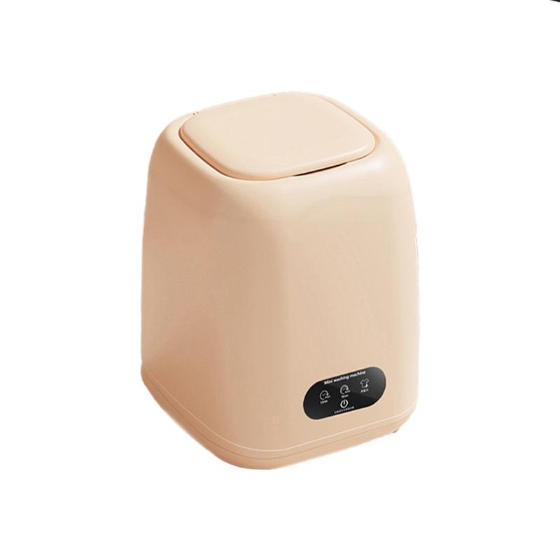 Kompakte blaue Mini-Waschmaschine für Studentenwohnheime: Ideal für Unterwäsche und Socken