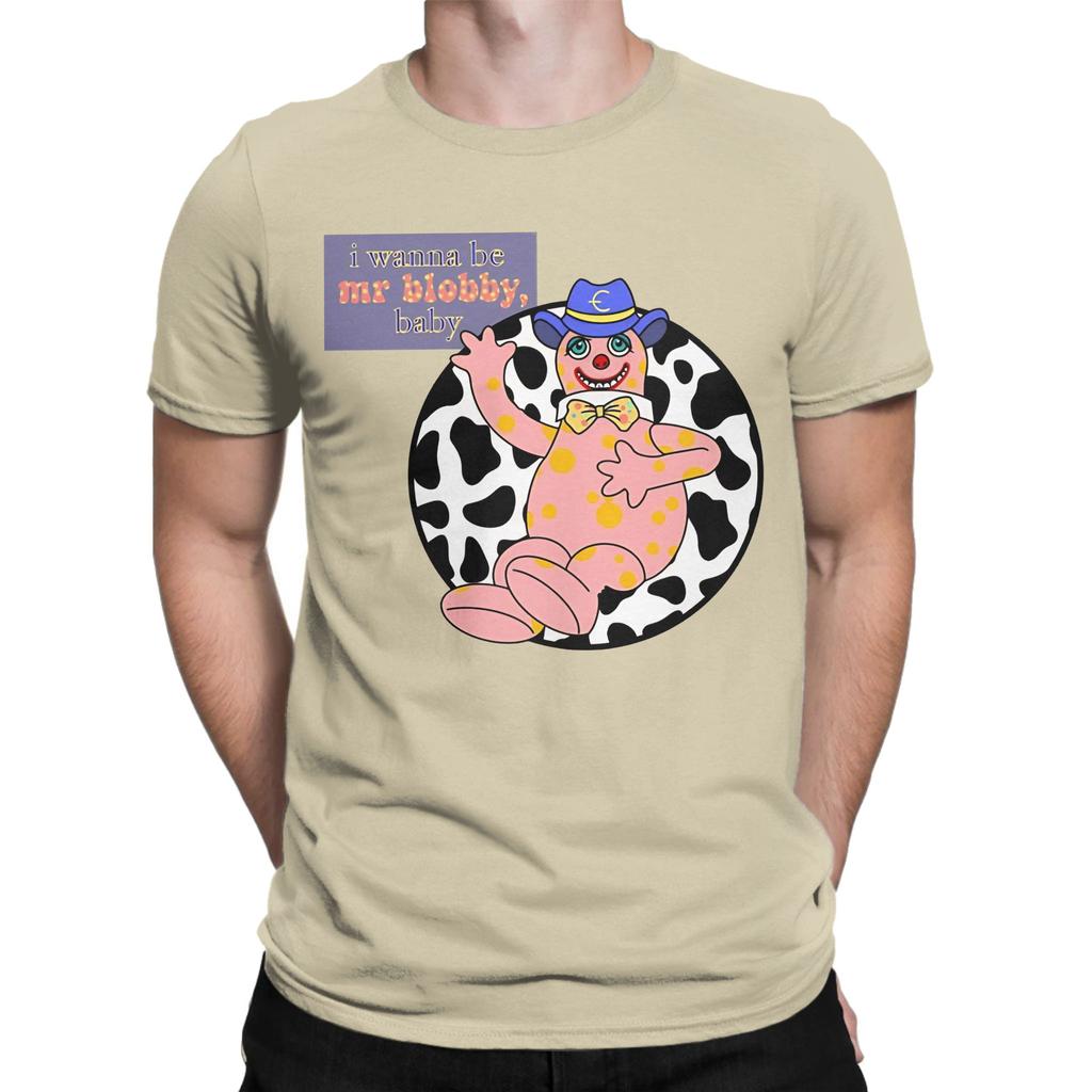 Mr Blobby Cmat Funny 100 Cotton Tshirt Mr Blobby Tees Tops For Unisex