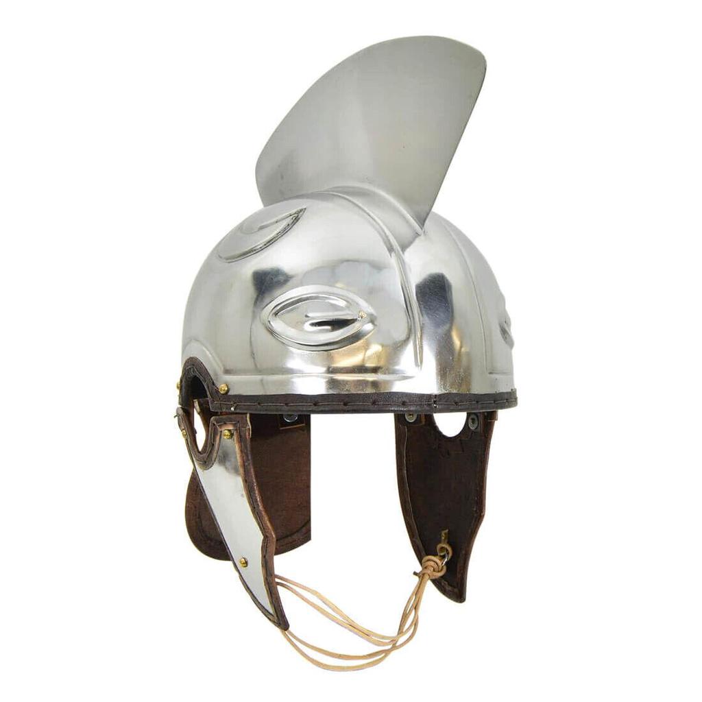 Late Roman Centurion Helmet - 18 Gauge Steel Gift for Coseplay LARP