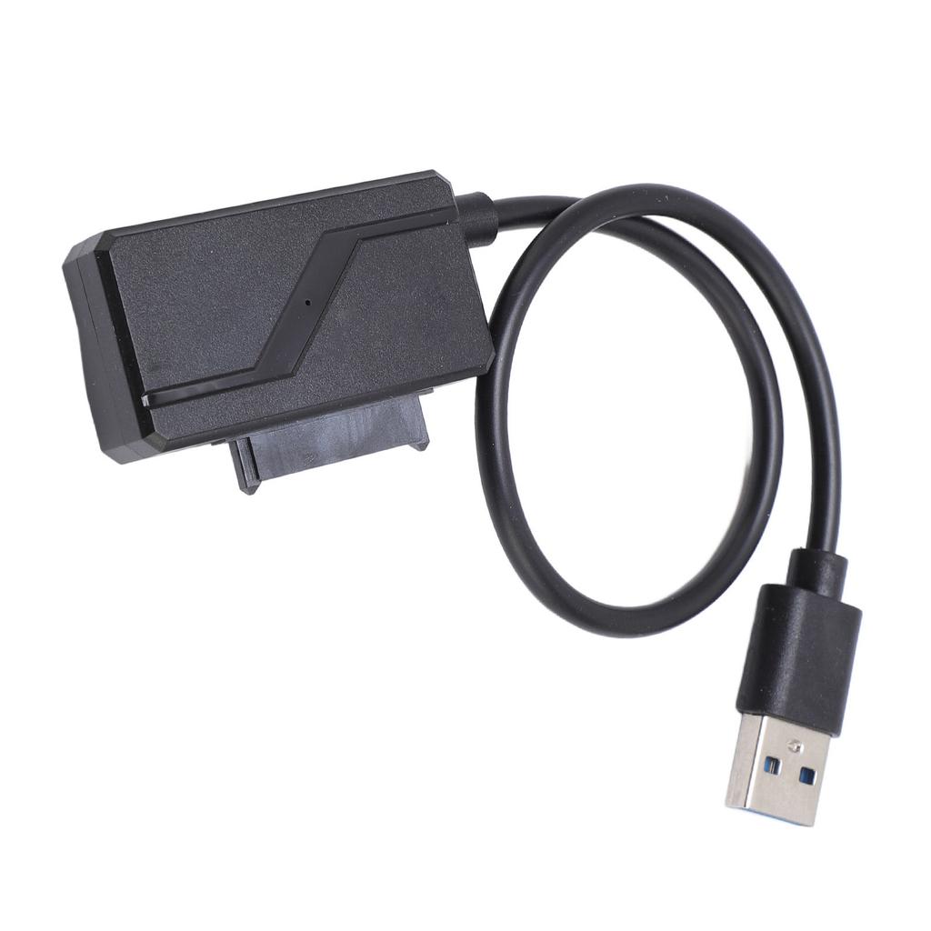 Serial ATA to USB Adapter Cable Efficient Transfer High Stability Serial ATA II Interface for Laptop Optical Drive