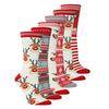 Hot selling Christmas socks, new styles of reindeer men's and women's long socks, personalized cotton socks, mid length socks, Halloween socks