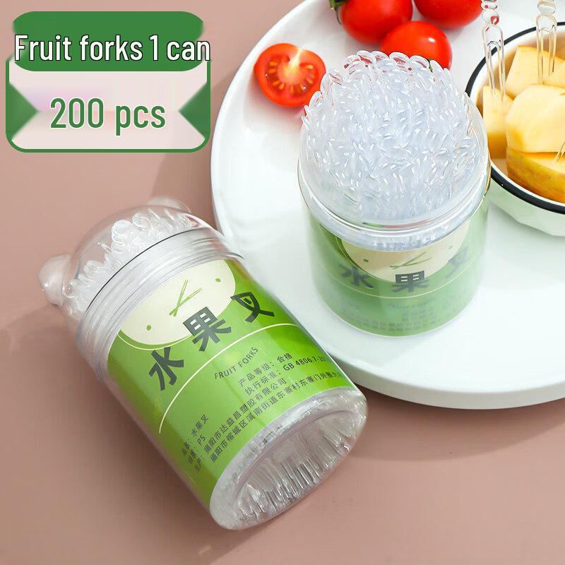 ZISIZ Disposable Food Grade Fruit Forks