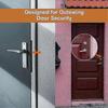 7-inch Door Latch Guard Plate L-Shaped Stainless Steel Door Security Protector Latch Cover - Stainle new 26-27s