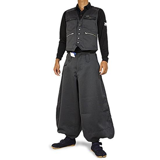 Toraichi 3920 Series Vest and Workwear Set Size M x Dark Brown [Toraichi] Extra-Long (3920s611418) Workwear, Nikkapokka, W79cm, 14