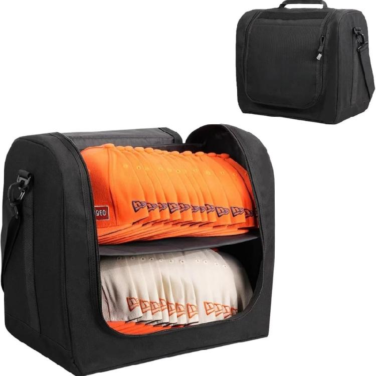 Travel Friendly Hat Organizer Bag Nonslip Bottom Water Resistant Multi Layer Storage Case for Baseball Caps Accessories