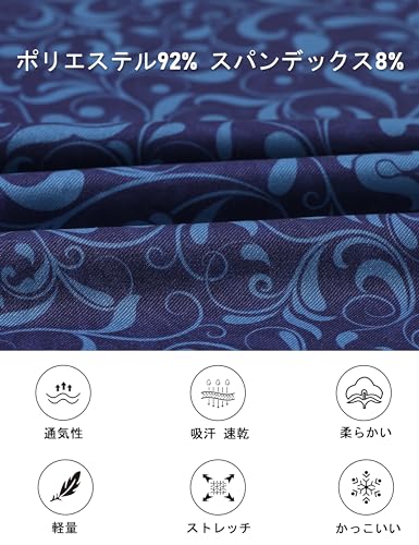 MoFiz Men's Short Sleeve Polo Shirt, Golf Shirt, Plus Sizes, Stylish Casual T-Shirt with Turndown Collar, Soft, Moisture-Wicking, Quick-Drying, Breath