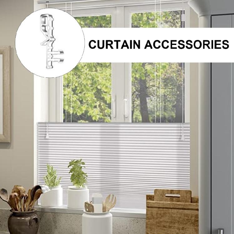 24Pcs Blinds Curtain Clips Horizontal Window Curtains Securing Clamps for Hiddens Valance Sheer