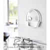 [Yamazaki] Film Hook Lid Holder S White, Main Body: 8.3 x 1.5 x 2.4 inches (without Film Hook) Plate, Floating Storage, Lid Stand, 1559