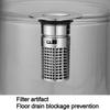 Anti-clog Floor Drain Filter Mesh Hair Trap Washbasin Bounce Core  Bathroom Accessory
