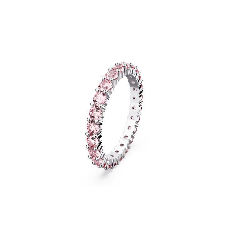 Swarovski Matrix Round Cut Fashion Cubic Zirconia Rhodium Plated Ring Women ring 5658855
