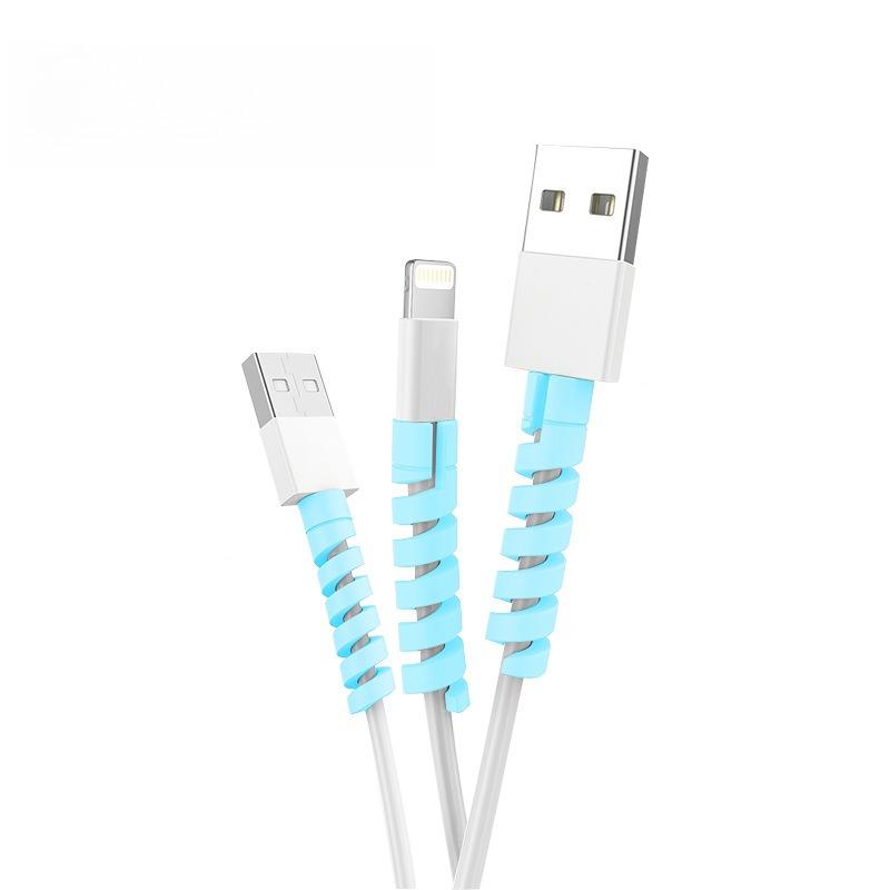 

Cable Protector Silicone Data Line Saver Cord Cover for iPhone Samsung USB Charging Cable