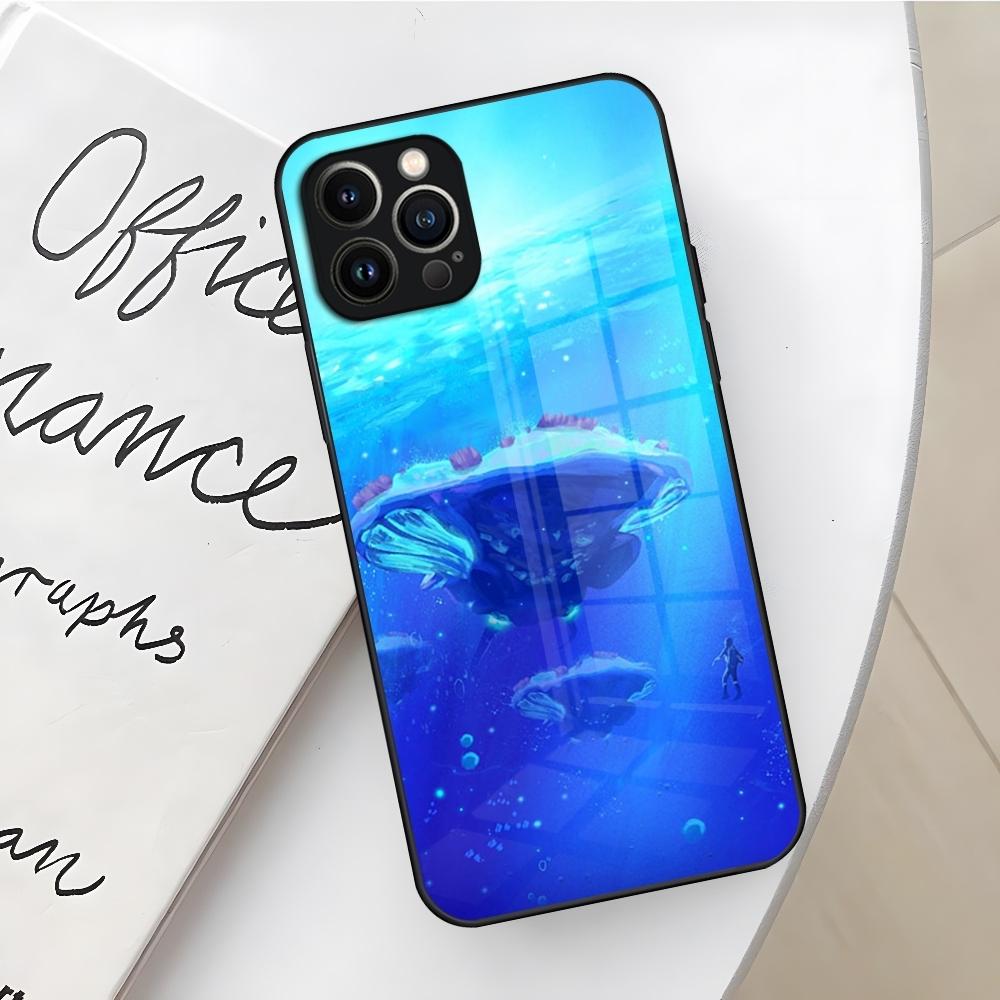 Custodia per Telefono Subnautica per Iphone 17 16 Air 15 14 12 11 13 Pro Max Mini X Xr Xs Se Puls Cover in Vetro