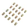 20 Pcs Brake Line Nuts Fittings M10 X 1mm Metric Brake Line Invert Flare Fittings for 3 16 Inch Brake Line Tube