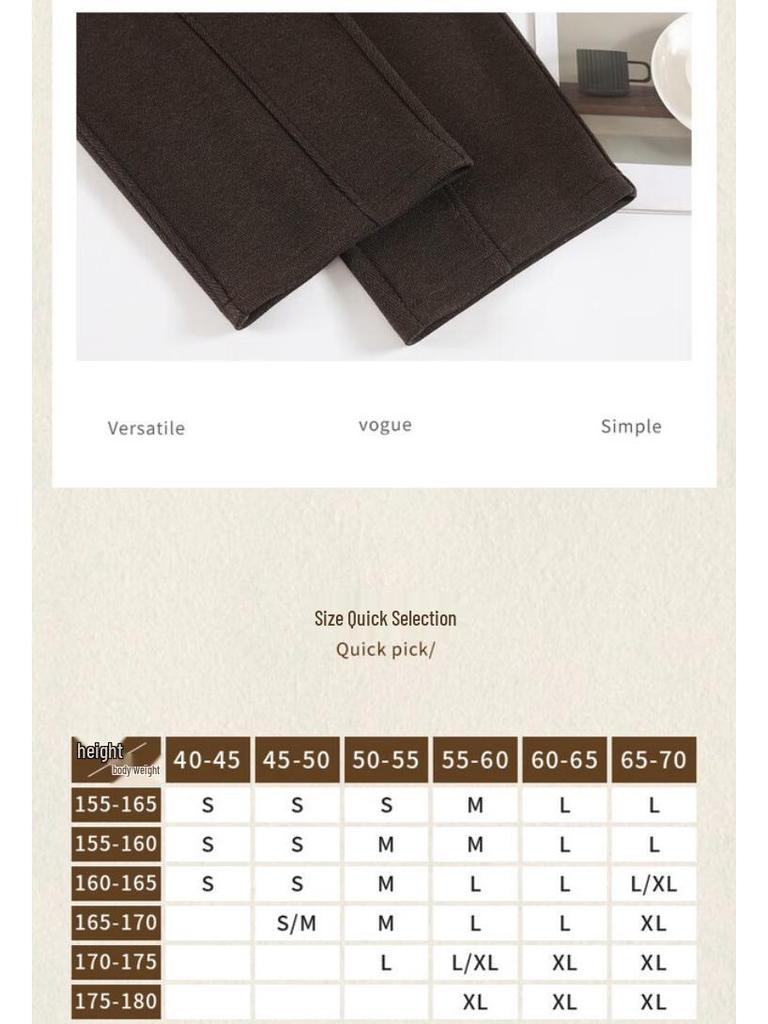 Women's Wool Blend Wide-Leg Casual Pants