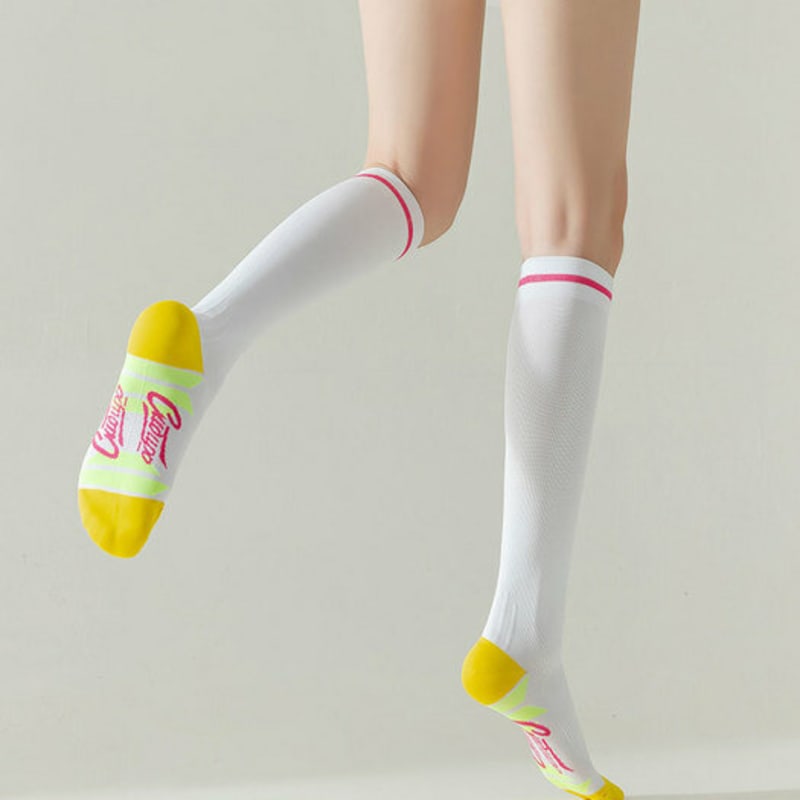 ANGEL SOCKS 1289 Colorful Sports Knee Socks